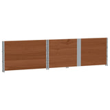Pallet Collars 3 pcs Brown 150x100 cm Solid Wood Pine 3295385