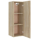 8 Piece TV Cabinet Set Sonoma Oak Engineered Wood 3114296