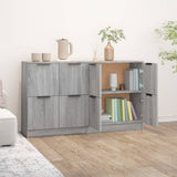 Sideboards 2 pcs Grey Sonoma 60x30x70 cm Engineered Wood 3115810