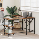Desk Old Wood 139 x 139 x 75 cm Engineered Wood 882868