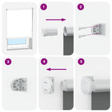 Roller Blind Blackout 160 x 230 cm White 240175