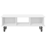 TV Stand White 100 x 35 x 35 cm Engineered Wood 891032