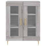 Highboard Grey Sonoma 69.5x34x180 cm Engineered Wood 3199615