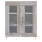 Highboard Grey Sonoma 69.5x34x180 cm Engineered Wood 3189307