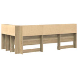 Storage Headboard with Shelf Sonoma Oak 75 cm Engineered Wood 3335527