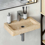 Sink Cream 38x24x6.5 cm Marble 149186