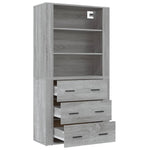 Highboard Grey Sonoma Engineered Wood 3185397