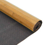 Rug Rectangular Nature 80x400 cm Bamboo 376787
