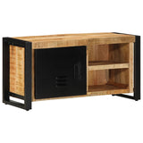 TV Cabinet 80x30x40 cm Solid Rough Wood Mango 4013587