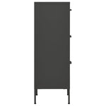 ZNTS Storage Cabinet Anthracite 42.5x35x101.5 cm Steel 336186