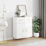 Sideboard High Gloss White 69.5x34x90 cm Engineered Wood 827958