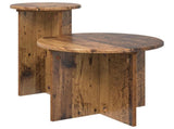 Side Table Set with Storage 2 pcs Old Wood Engineered Wood 8001035