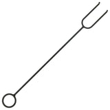 Rustic Fire Pit with Poker 62x54x56 cm XXL Steel 360060