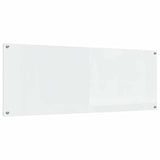 Kitchen Backsplash 2 pcs Transparent 110 x 40 cm Tempered Glass 3415488