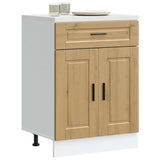 Kitchen Base Cabinet Porto Artisan Oak Engineered Wood 853976