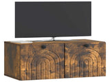 Wall-Mounted TV Cabinet Smoked Oak 59.5 x 31 x 30 cm 898200
