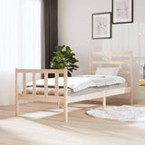 Bed Frame without Mattress Solid Wood Pine Small Single 3101308