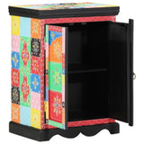 Console Table with Shelf with Door Multicolour 50 x 30 x 70 cm 4017568