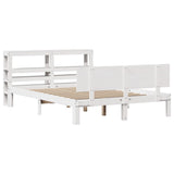 Bed Frame with Headboard without Mattress White 140x190 cm 3306079