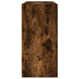 Sideboard Smoked Oak 102x37x75.5 cm Engineered Wood 3295875