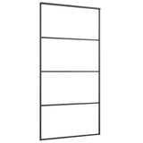 Sliding Door with Hardware Set 102,5x205 cm ESG Glass&Aluminium 3152149