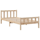 Bookcase Bed without Mattress 100x200 cm Solid Wood Pine 3322111