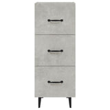 Sideboard Concrete Grey 34.5x34x90 cm Engineered Wood 812352