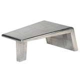 Coffee Table Silver Aluminium Industrial Coffee Table 246362