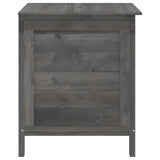 Garden Storage Box Anthracite 50x49x56.5 cm Solid Wood Fir 364750