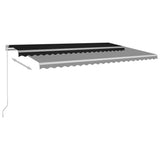 Manual Retractable Awning 500x350 cm Anthracite 3069019
