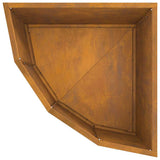 Corner Planter Rusty 45 x 45 x 35 cm Weathering steel 883653