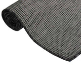Outdoor Flatweave Rug 200x280 cm Grey 340777
