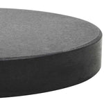 Parasol Base Black Granite and Stainless Steel 20 kg 45068