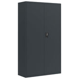 File Cabinet Anthracite 105x40x180 cm Steel 339771