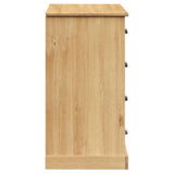 Sideboard with Drawers VIGO 113x40x75 cm Solid Wood Pine 353187