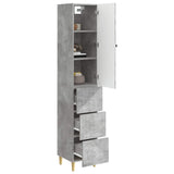 Cabinet Set 2 pcs 33 x 34.5 x 90 cm Engineered Wood 3416568