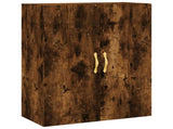 Highboard Smoked Oak 69.5x34x180 cm Engineered Wood 3195776