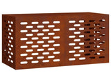 Air Conditioner Cover Rusty 90 x 40 x 60 cm Weathering Steel 865896