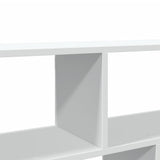 Wall Shelf White 100x25x50 cm Engineered Wood 853272