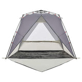 Beach Tent 4-Person Grey Quick Release Waterproof 4005307