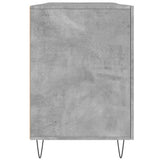 Desk Concrete Grey 140x50x75 cm Engineered Wood 829544