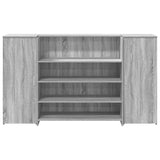 Reception Desk Grey Sonoma 180x50x103.5 cm Engineered Wood 3324174