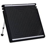 Solar Pool Heater Set of 2 Black PE, aluminium Standard 313988