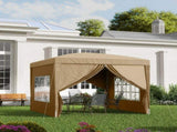 3 x 3 Pop Up Gazebo - Khaki T3398P314220