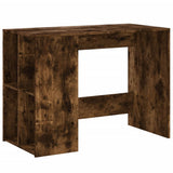 Desk Smoked Oak 102x50x75 cm Engineered Wood 840545