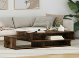 Coffee Table Smoked Oak 105 x 50 x 32.5 cm Engineered Wood 8000208