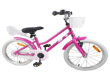 Kids Bike 18 Inches for 5-7 Years Old Dark Pink 42009228