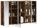 Bathroom Mirror Cabinet Old Wood 63.5 x 15.5 x 60.5 cm 889253