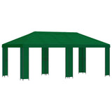 Garden Gazebo 6 x 3 m Green Polyester and Steel 190 3376011