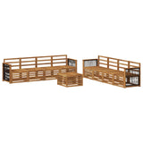 Sofa Sets 9 pcs Solid Acacia Wood 3384170